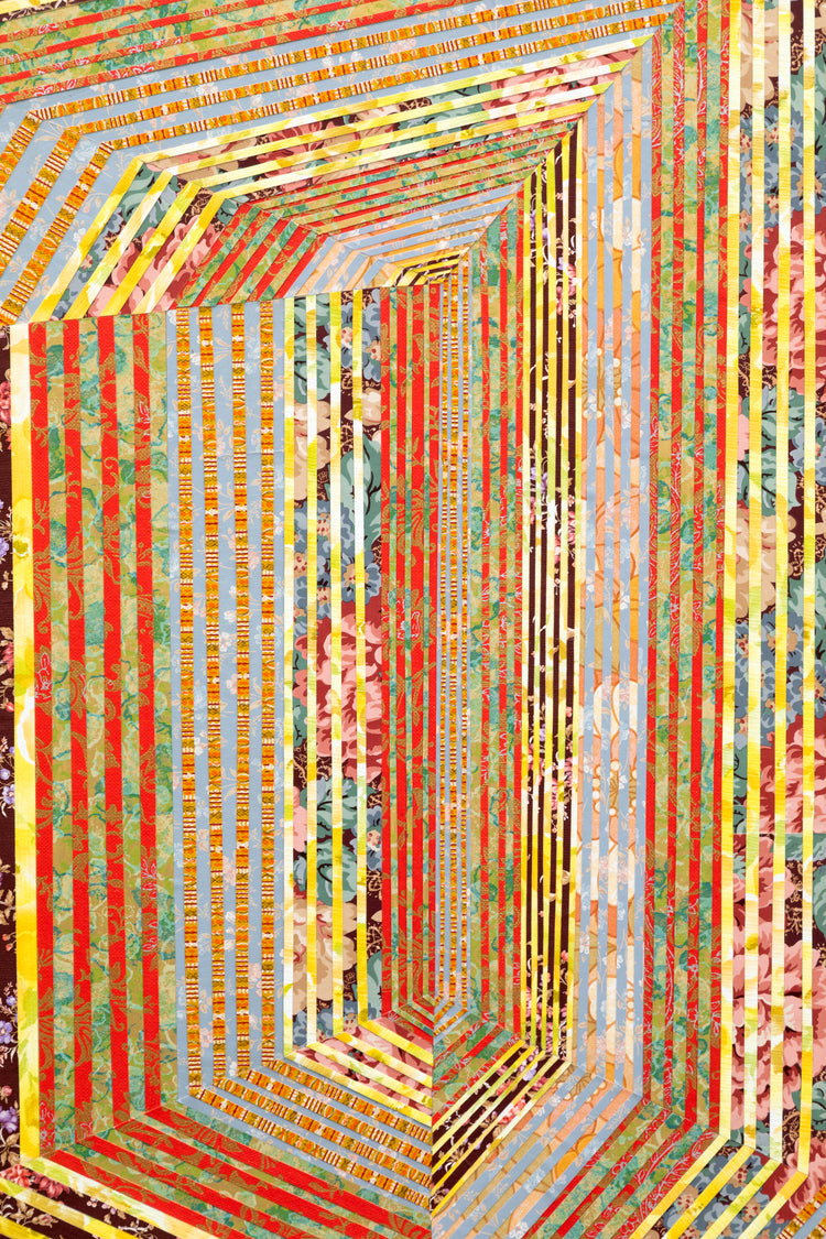 Untitled Wallpaper Abstraction #46 (floral cuboid)