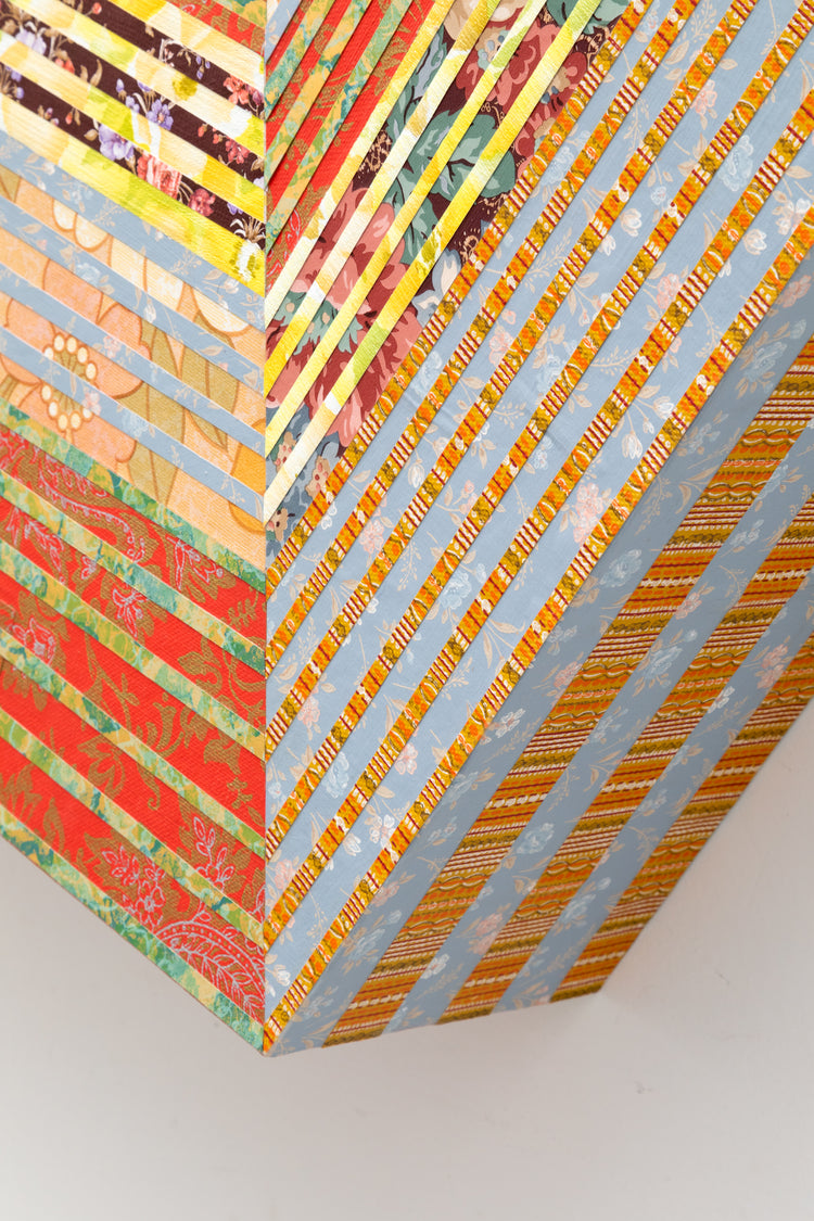 Untitled Wallpaper Abstraction #46 (floral cuboid)
