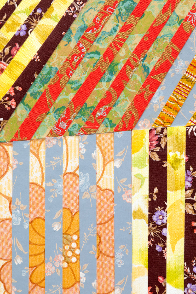 Untitled Wallpaper Abstraction #46 (floral cuboid)