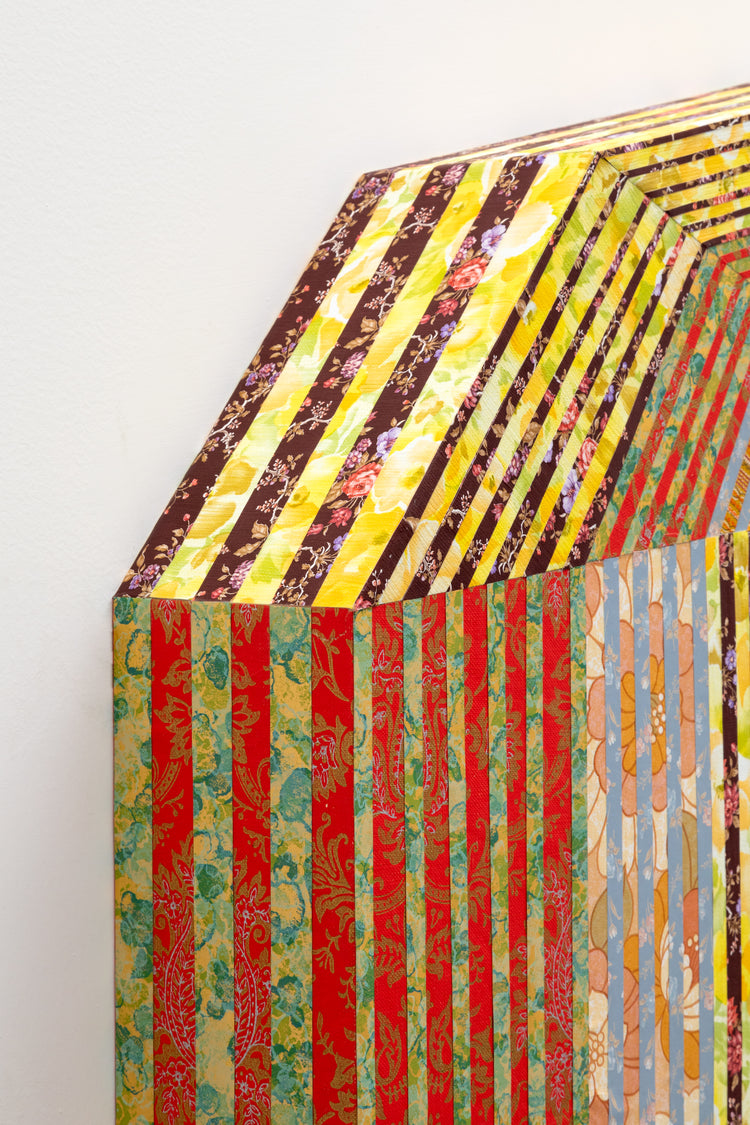 Untitled Wallpaper Abstraction #46 (floral cuboid)