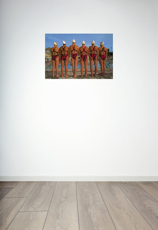 The Stanford University Women's Swim Team, Palo Alto, California