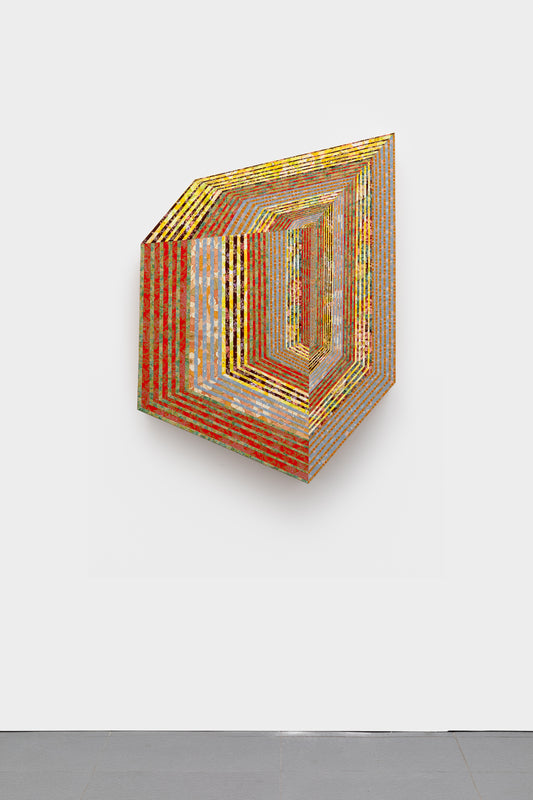 Untitled Wallpaper Abstraction #46 (floral cuboid)