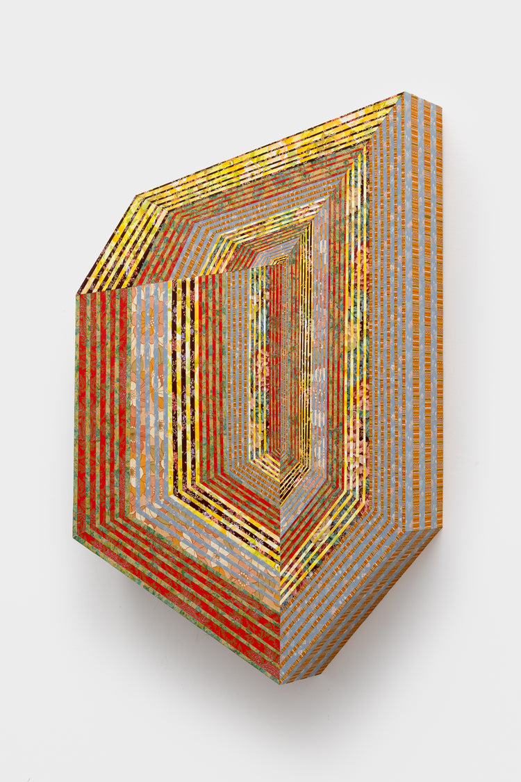 Untitled Wallpaper Abstraction #46 (floral cuboid)