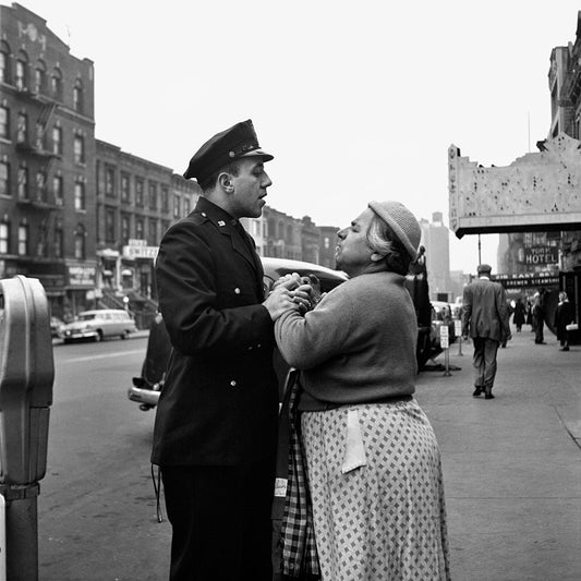 Armenian Woman Fighting on East 86th Street, September 1956, New York, NY