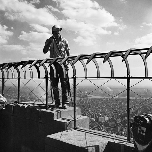 The Empire State Building Observation Deck, New York, 1954