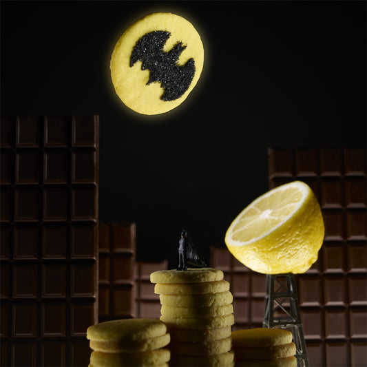 Batman on Lemon Cookies