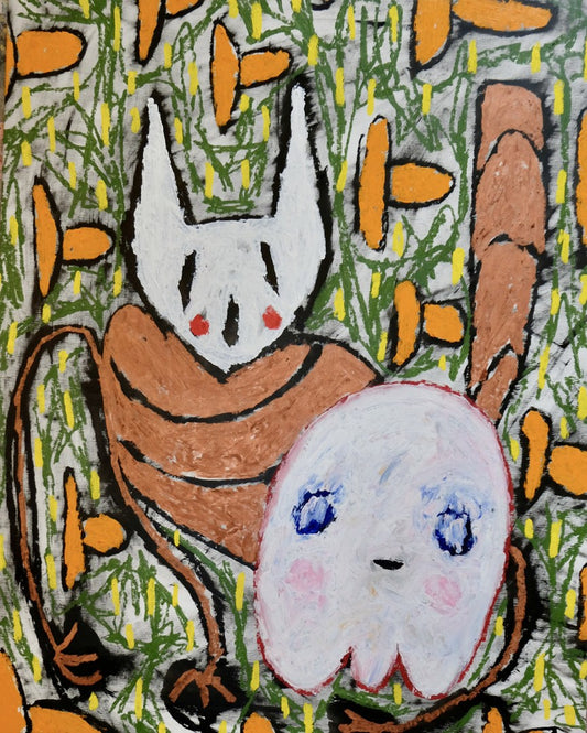 Grim Kitty and the Ghost