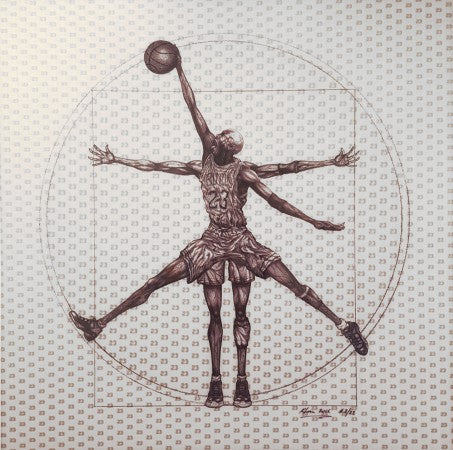 Vitruvian Athlete Basketball