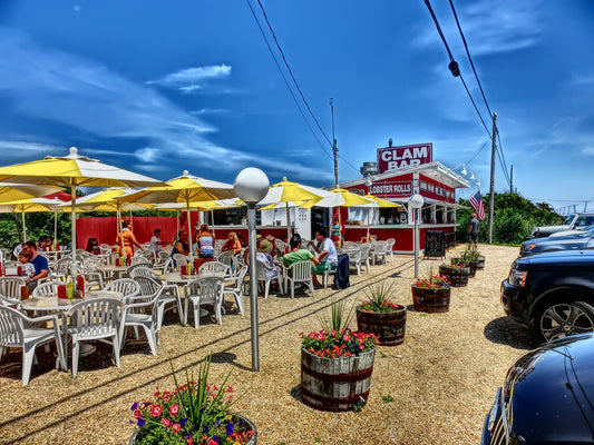 Clam Bar with Umbrellas